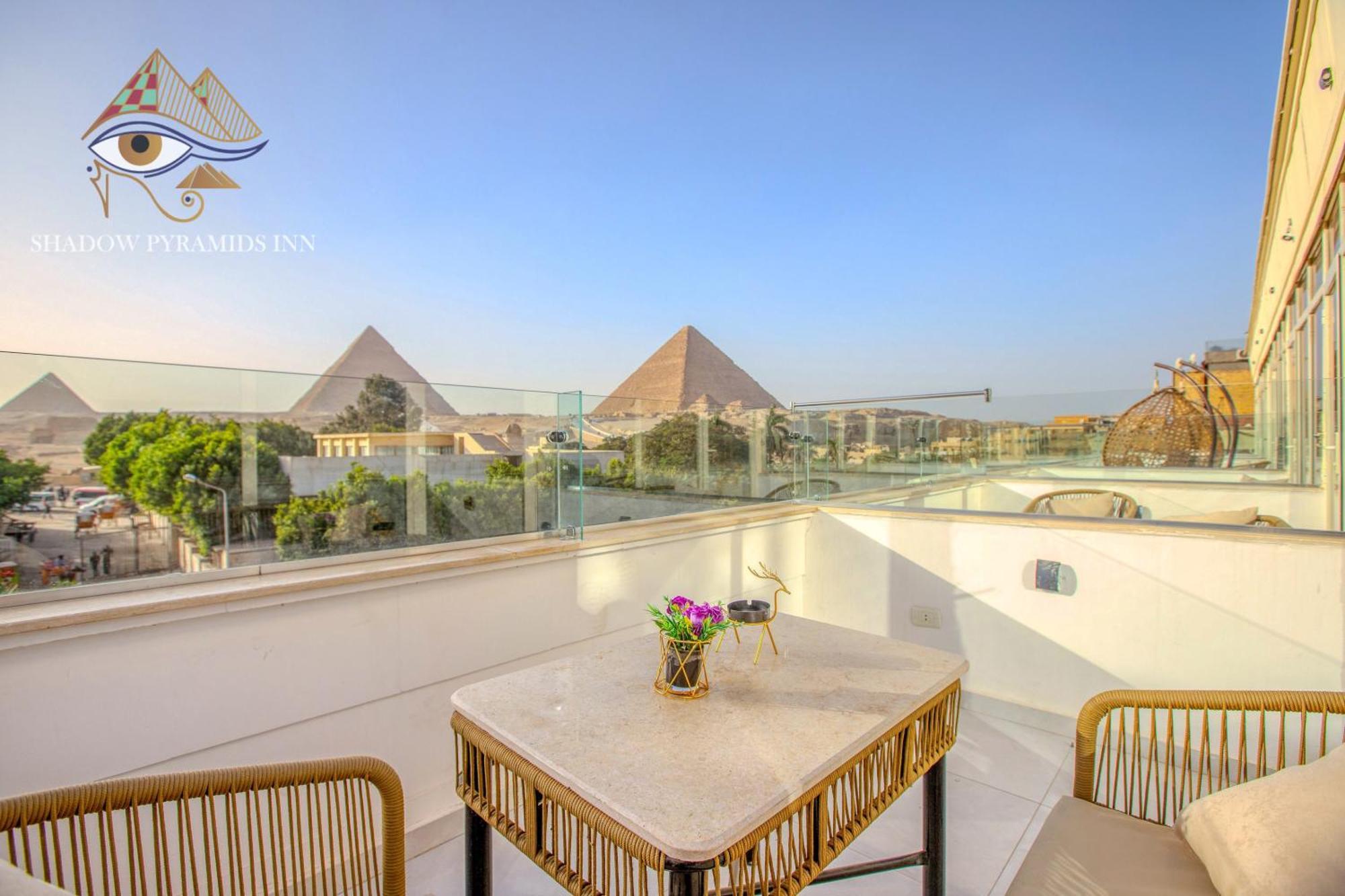 Shadow Pyramids Suites And Jacuzzi Kafret el-Gabal Екстериор снимка
