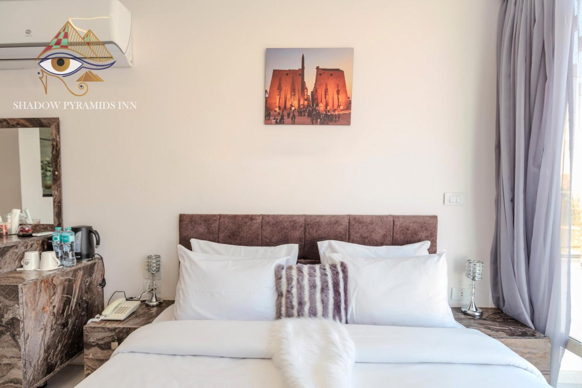 Shadow Pyramids Suites And Jacuzzi Kafret el-Gabal Екстериор снимка