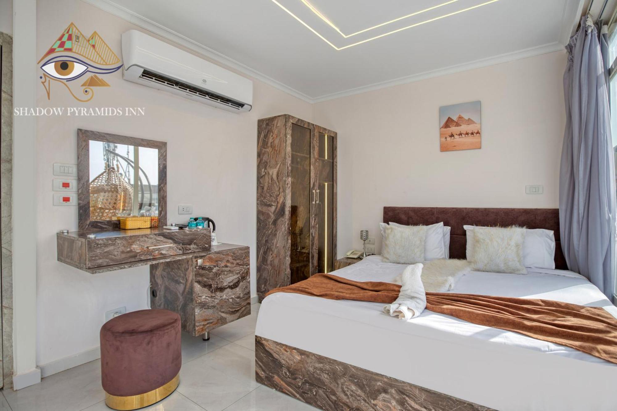 Shadow Pyramids Suites And Jacuzzi Kafret el-Gabal Екстериор снимка