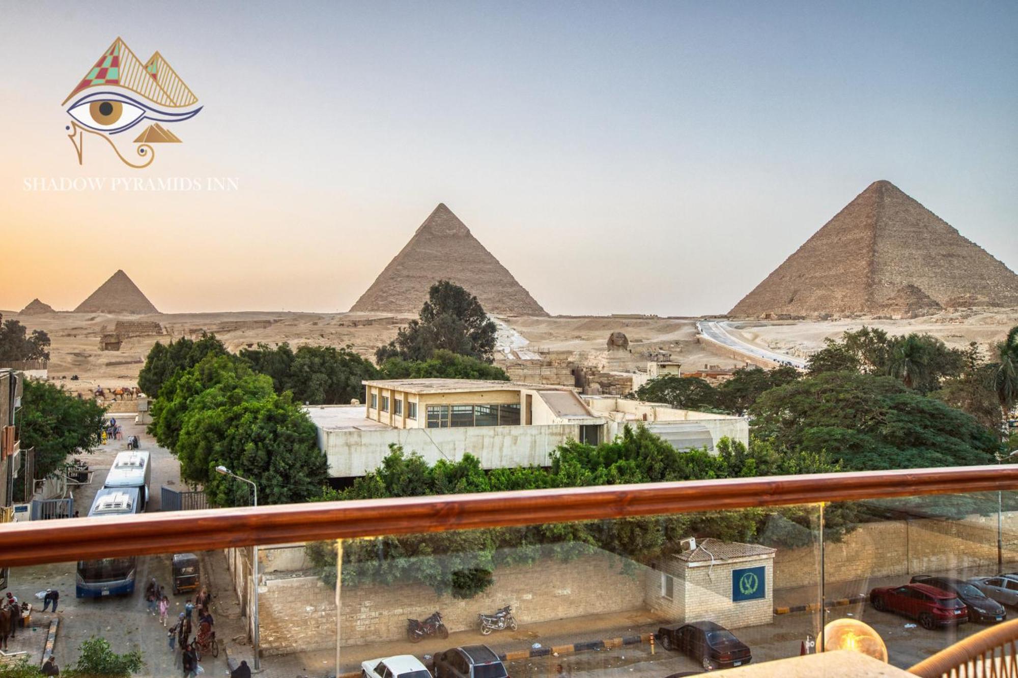 Shadow Pyramids Suites And Jacuzzi Kafret el-Gabal Екстериор снимка