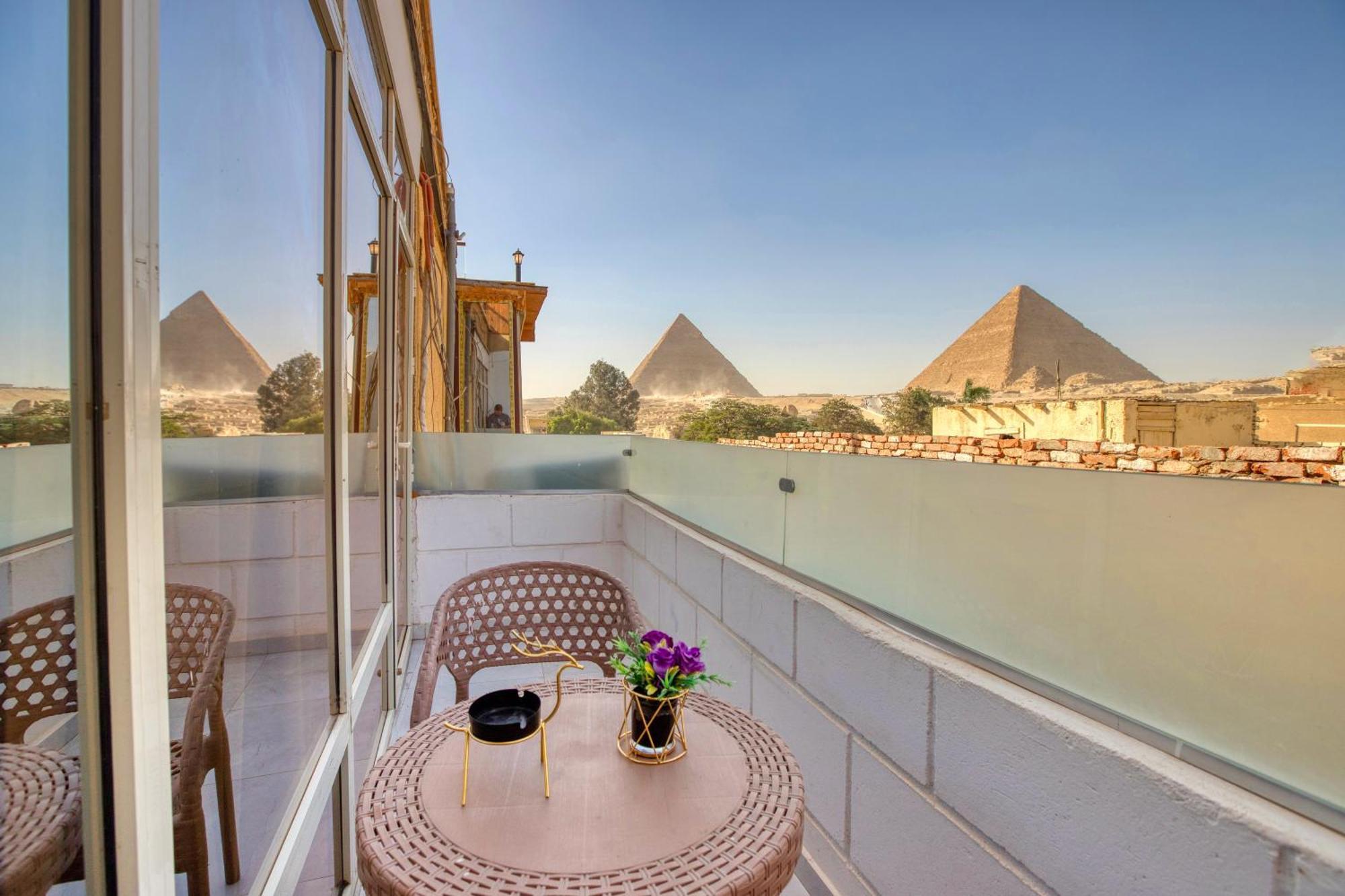 Shadow Pyramids Suites And Jacuzzi Kafret el-Gabal Екстериор снимка