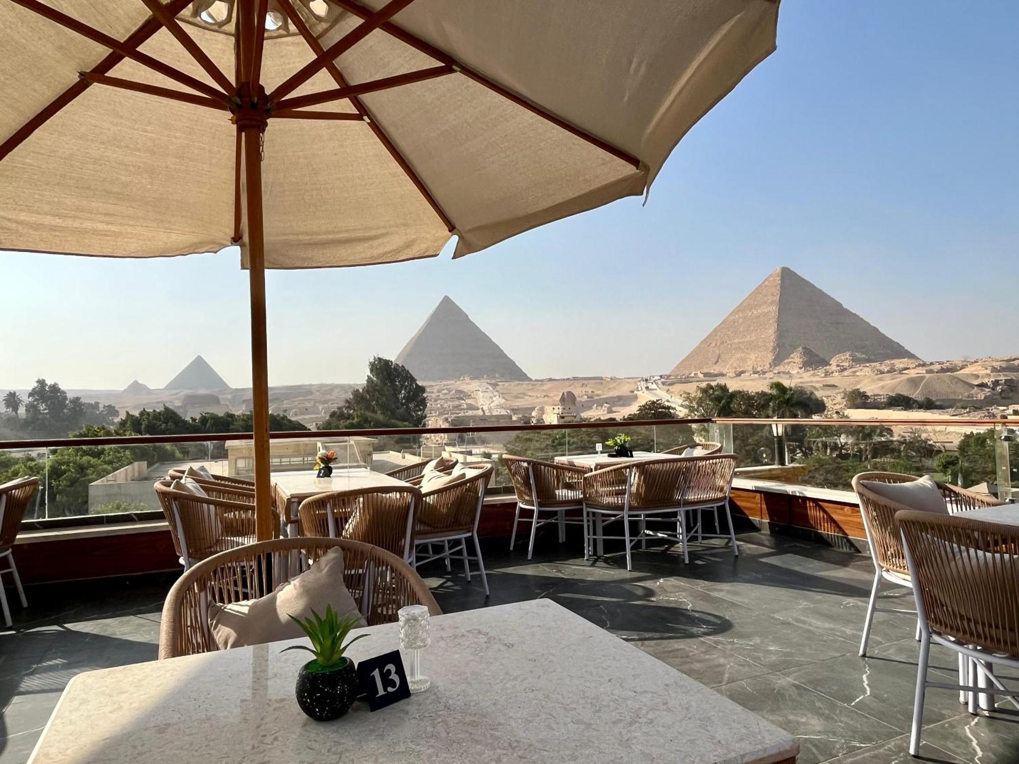 Shadow Pyramids Suites And Jacuzzi Kafret el-Gabal Екстериор снимка